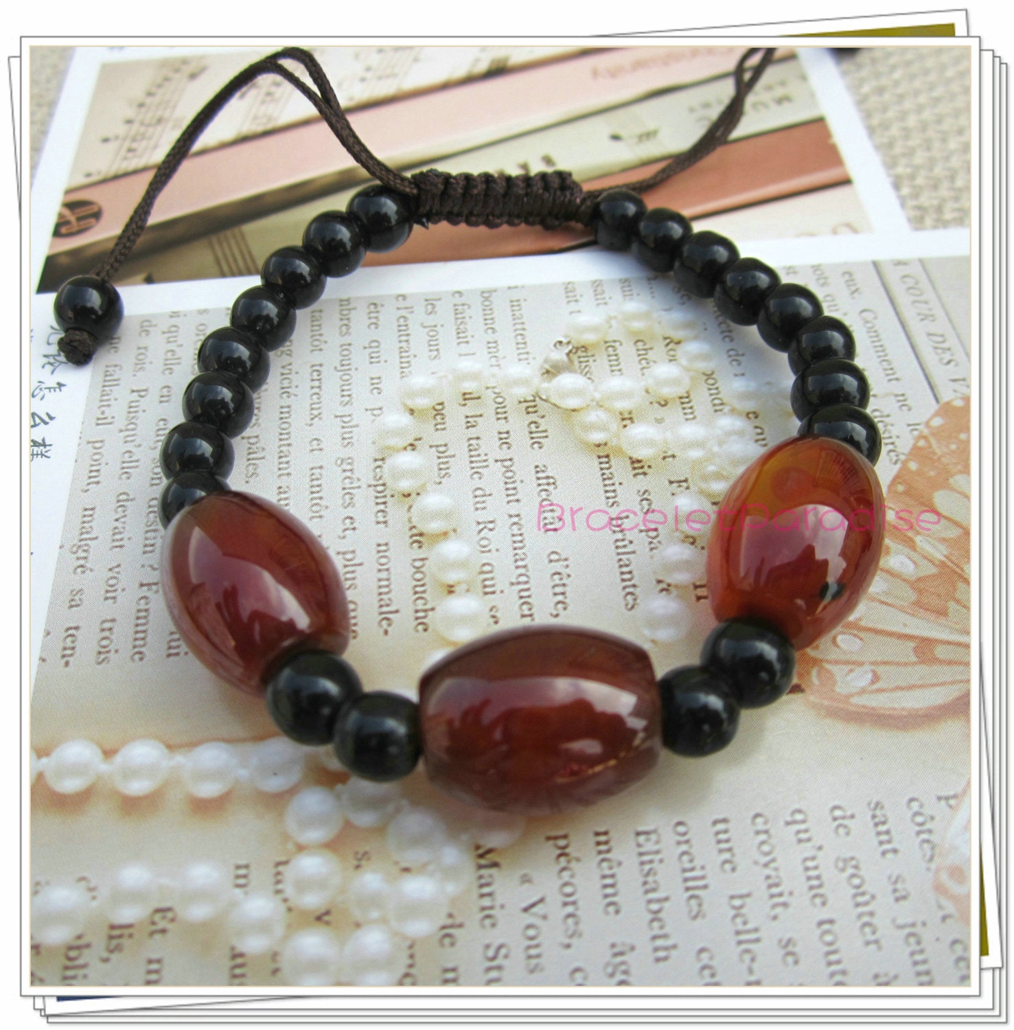 Fashion jewelry bangle,Jade and beads bracelet,fiber bracelet, women bracelet, girls bracelet, made of black beads and jade Bracelet Z-113.
