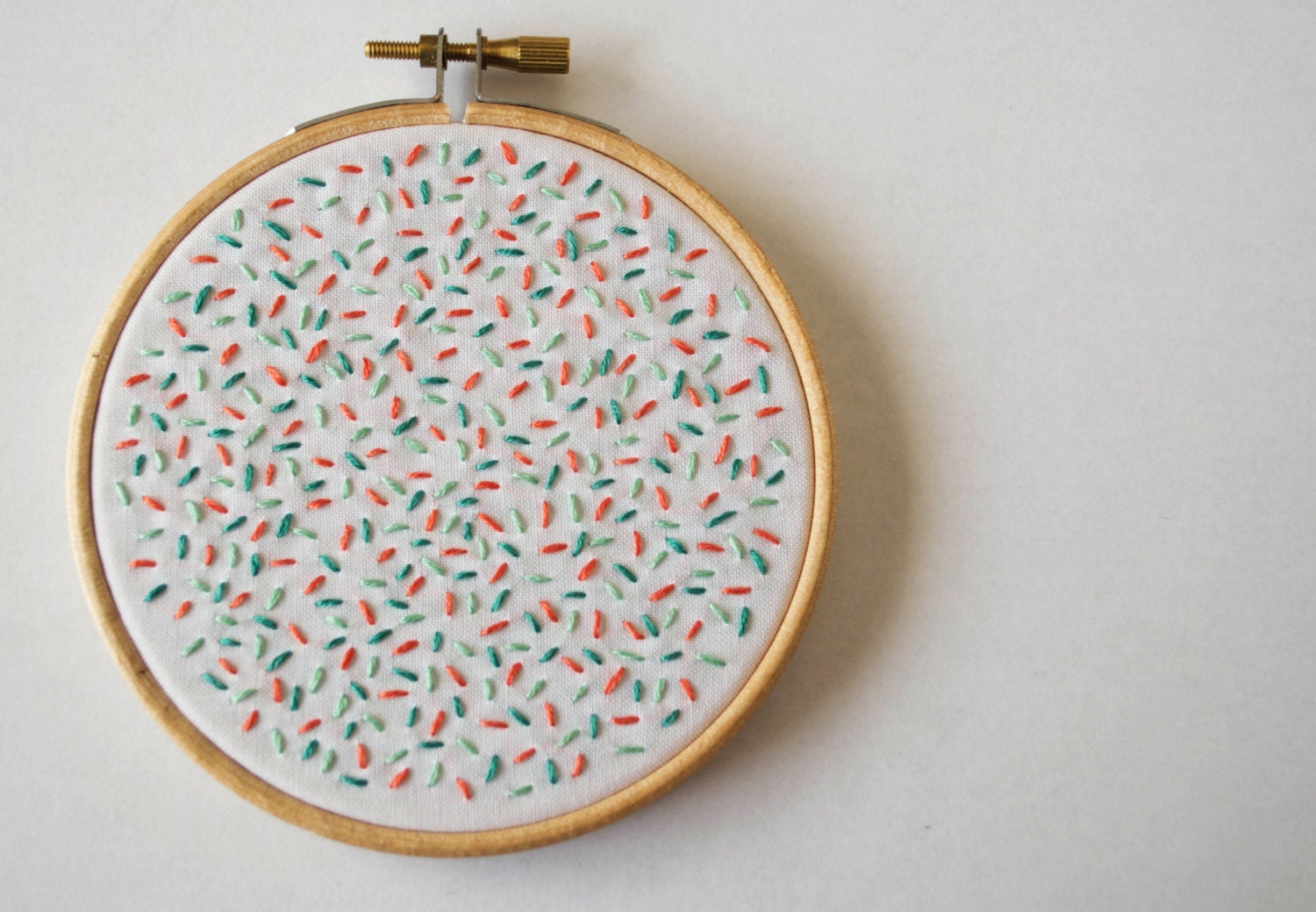 Modern Wall Art / Embroidery Hoop Art / Custom Colors / Graduation Gift