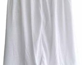 Vintage Style White Cotton Ladies Pettipants Underwear Lingerie Slips Floral Lace Women