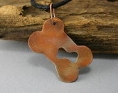 Dog Bone Pendant - Dog Jewelry - Copper Dog Jewelry - Handmade by CopperGuppy