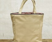 Leather Tote, Large Leather Shopper, Leather bag Purse, Leather Laptop Tote, Color block Tote, Summer Bag, yellow // May Trends