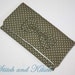 Sage Green Polka Dot Crochet Hook Holder/Case/Organizer