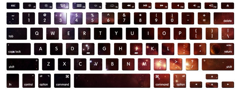 Nebula new stickers  keyboard decal MacBook decal MacBook air sticker MacBook pro decal J-002