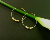 simple, stylish, concise, unique, handmade, special hoops ear rings