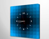 wall clock canvas retro art decoration unique modern kitchen bedroom livingroom clock UHR006