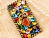 Antique owl Crystal iphone 4/4s pearl case, crystal Hard Case for Apple iPhone 5 Case, iPhone 5 Case, iPhone 4/4s Case galaxy case