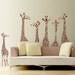 Giraffe Animal Wall Decal Wall Stickers - T3