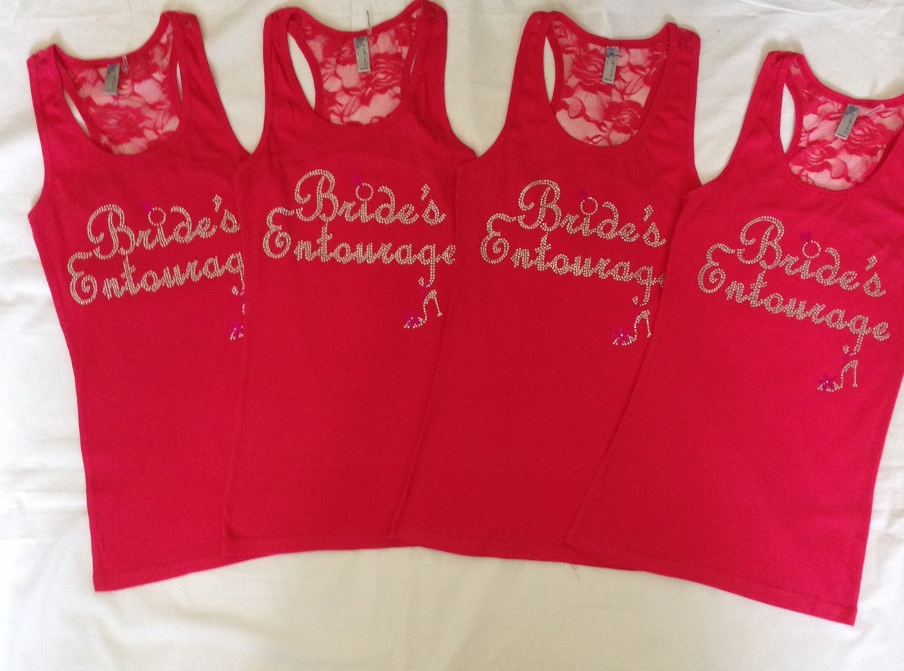 7 Bachelorette Party. Bridesmaid. Team bride Lace Tank Top. Maid of Honor. Matron of Honor. Wedding Bridal Party.