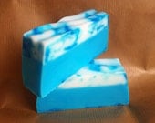 SomeFin Blue soap-Hand made in Yorkshire by Seviour Soap