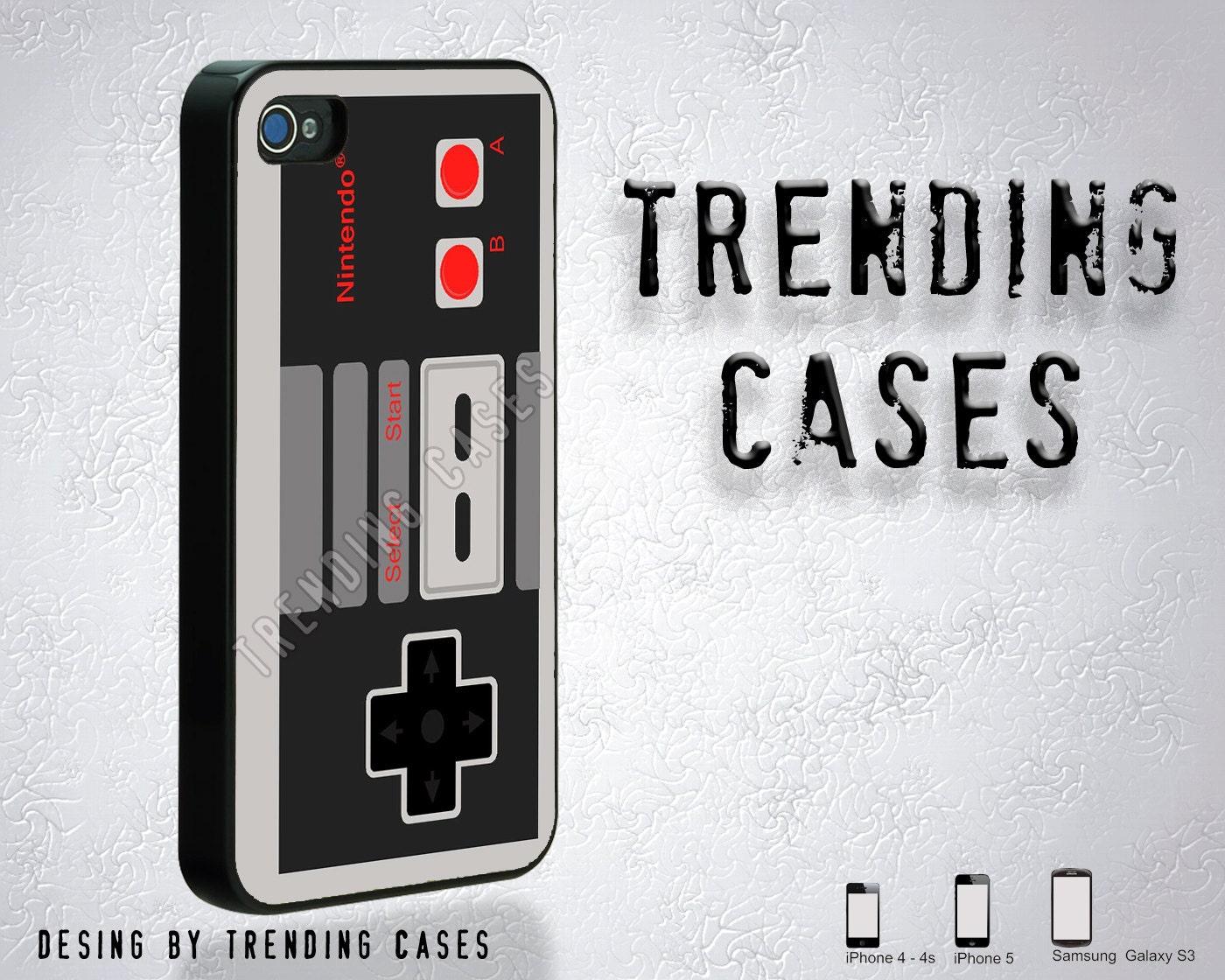 NES Controller Nintendo iPhone case for iPhone 4, iPhone 4s, iPhone 5- Samsung Galaxy S3 - Gift- Gadget