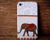 SALE Thai elephant iphone4 Case / iPhone 4s Cover / iPhone 4s Case / iPhone 4 Cover / hard case / decoupage