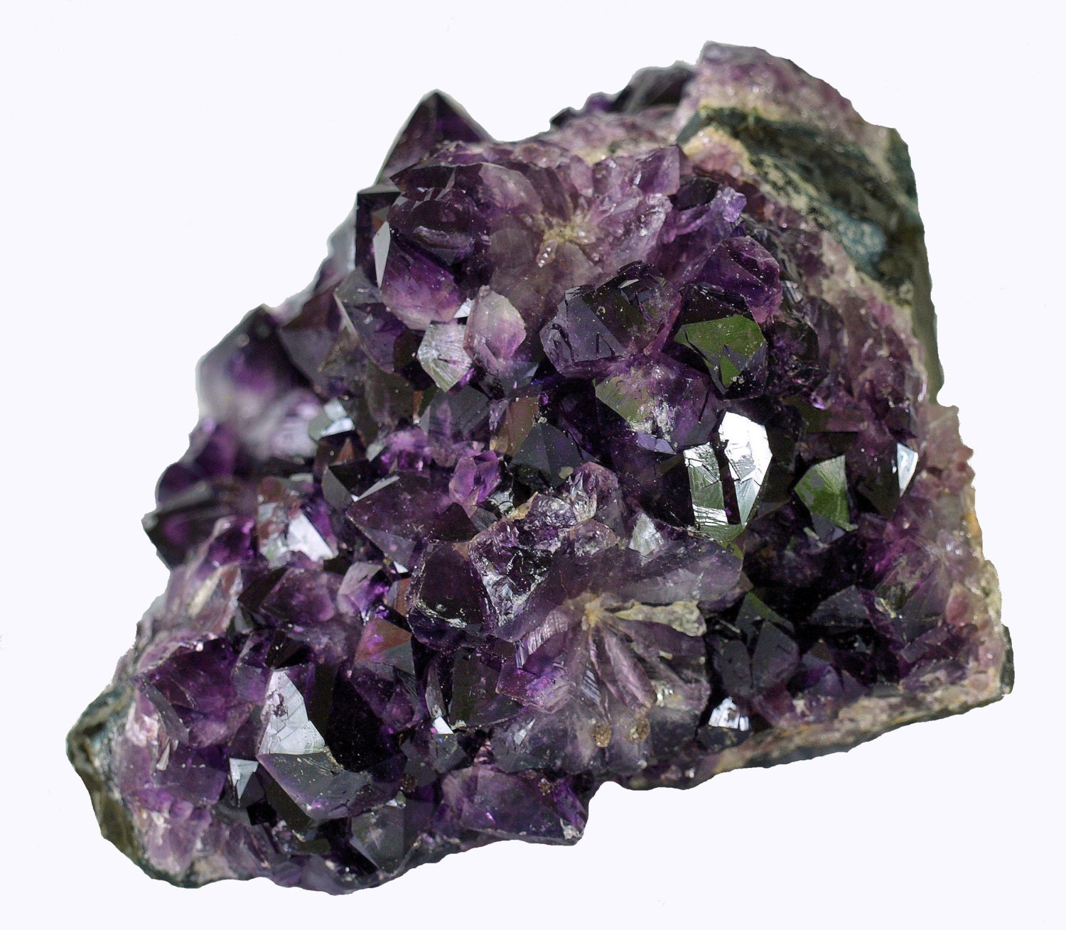 Druzy 6lb 9oz Amethyst Crystal 7 x 6 x 5.5 Display Geode
