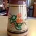 AMAZING 1970s retro COFFEE THERMOS. Screw on lid and handle BiG