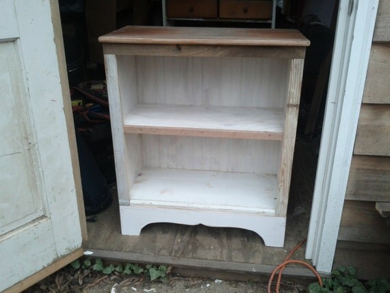 Shabby Chic Reclaimed Wood Bookcase by ivegotahammer on Etsy