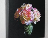 Peonies no. 10 -Original Art Photo- 8X8 Stretched Canvas