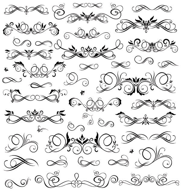 100 Frame Clip Art, Digital Frame Clipart, Flourish Clip Art, Digital Wedding Clipart, Clip Art Frame Collections 8 - INSTANT DOWNLOAD