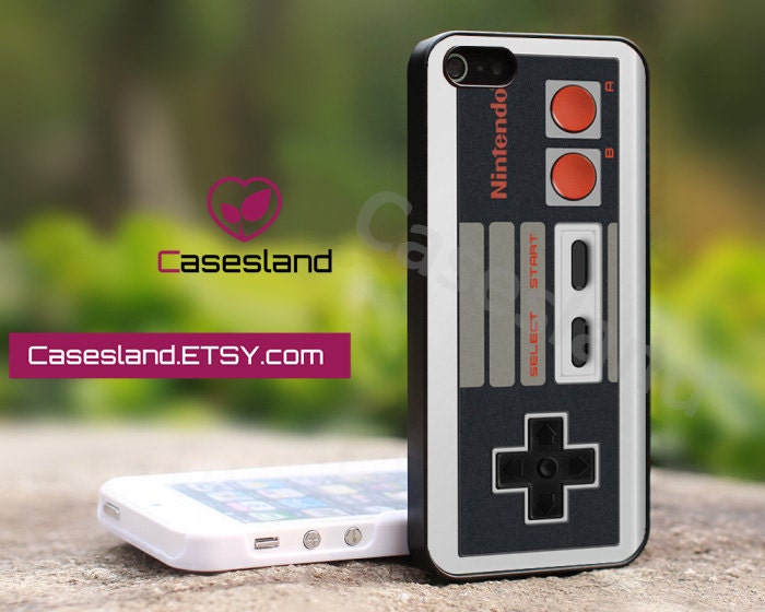 Personalized iPhone Case - Nes Controller - Cartoon Case Hard Plastic Case Soft Rubber Case for iPhone 5 case iPhone 4S case iPhone 4 case