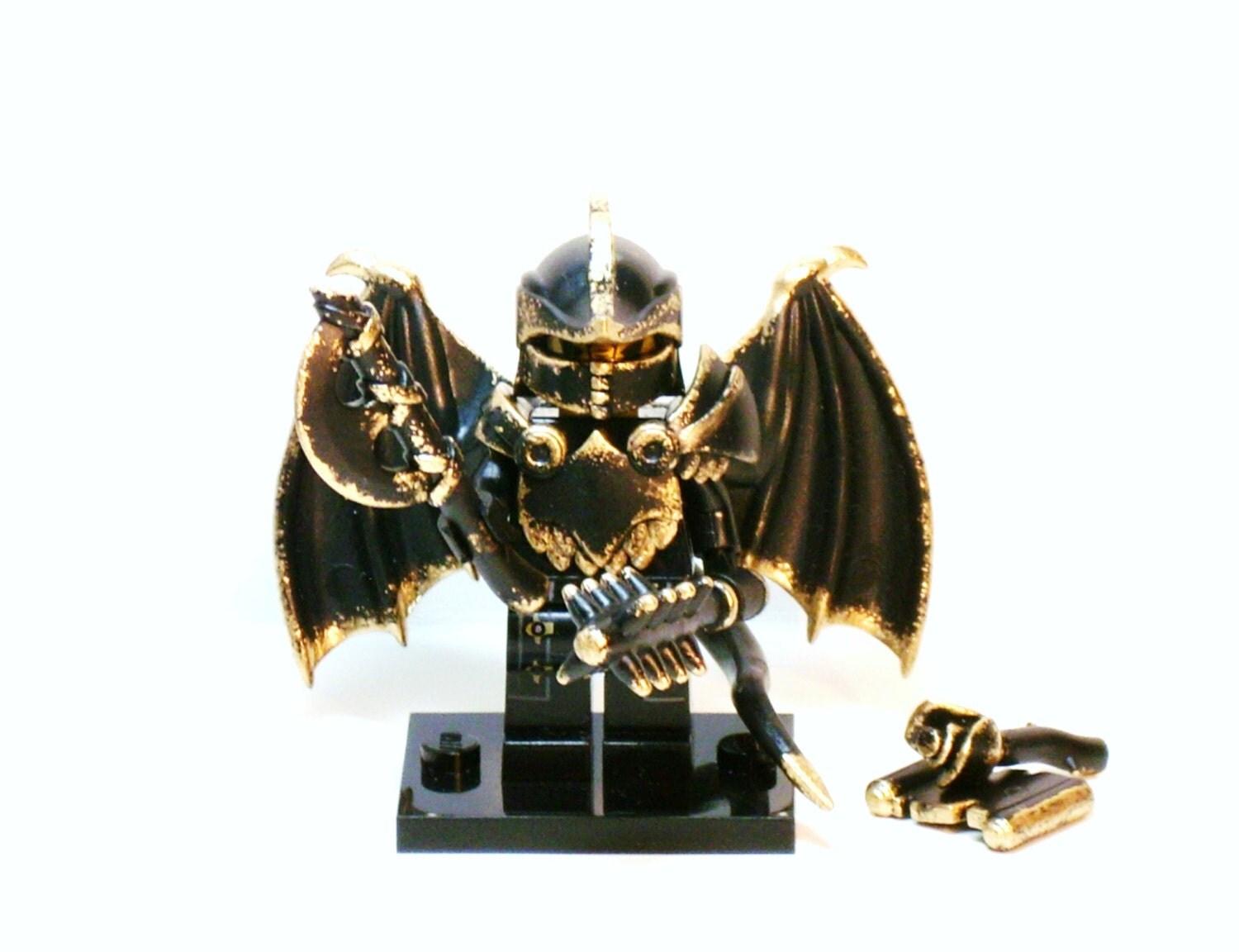 Items similar to GOLDEN KNIGHT Custom MOC made wLego Figure & Custom 