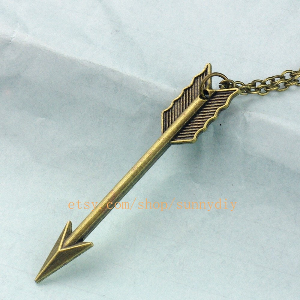 The Hunger Games Arrow Necklace Pendant Jewelry-arrow