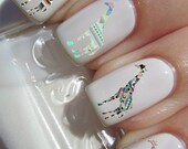 Tribal Giraffe Nail Decals