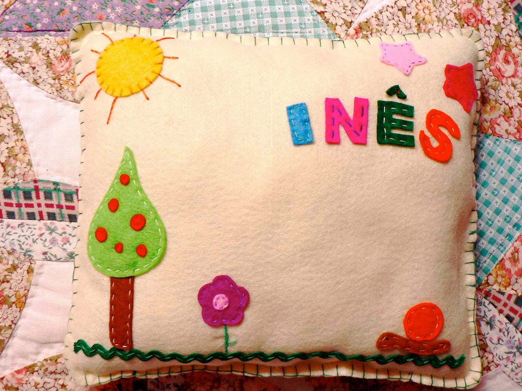 Handmade pillow for kids