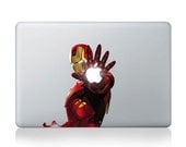 Iron Man -- Mac Decal Mac Sticker Macbook Decals Macbook Stickers  Vinyl Decal for Apple Laptop Macbook Pro / Macbook Air / iPad