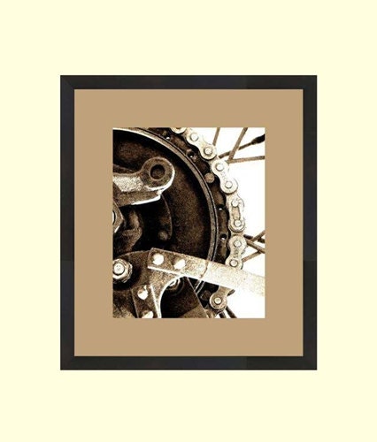 Wood Framed Photo Print Black 11x14 Wall Art Abstract Eco-Friendly Pictute Frame