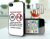 Supervise Children Warning Sign Magic Kingdom - iPhone 4 4s Case iP4
