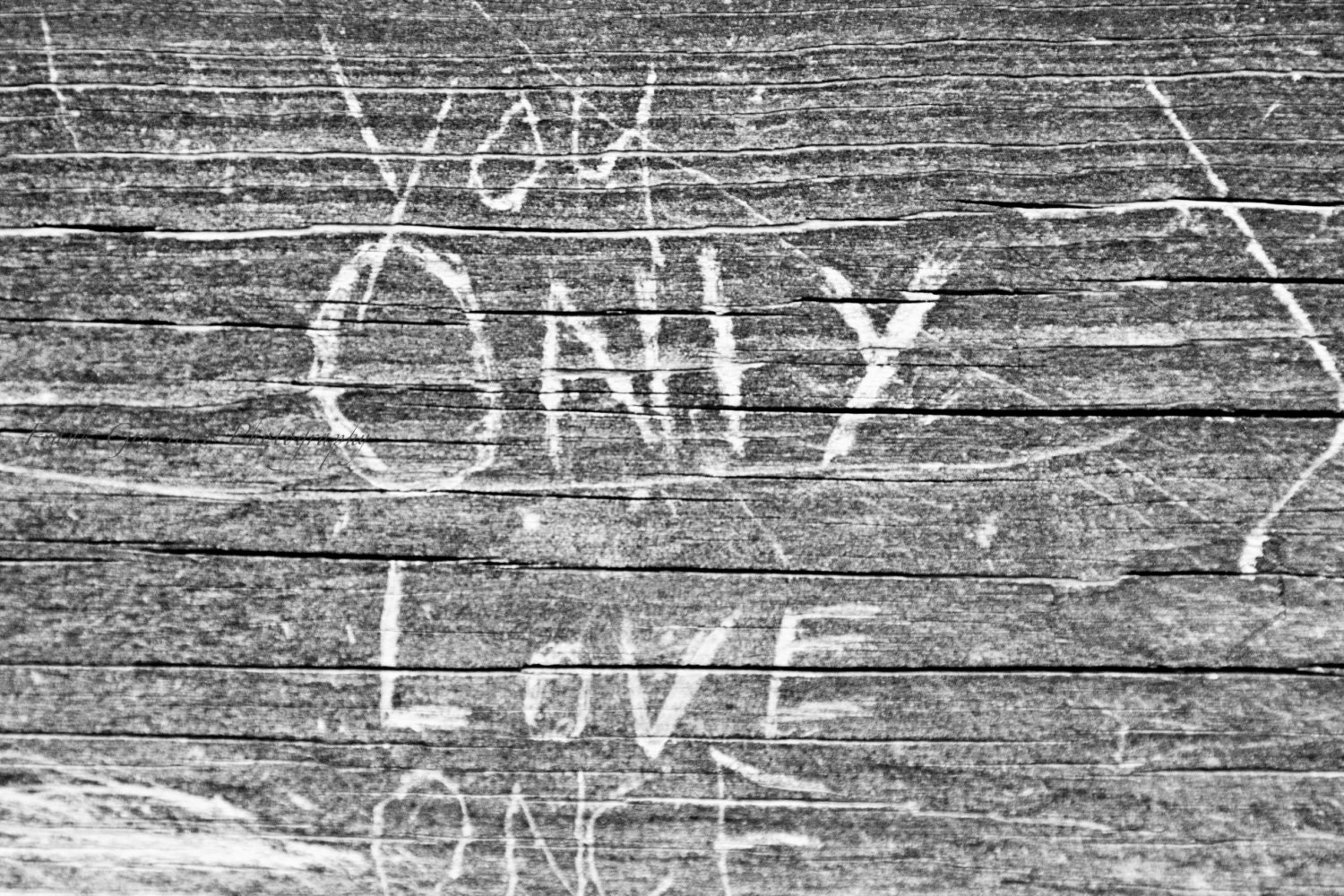 Black and White Photography - Fine Art - Love Photography - 8x10 Print