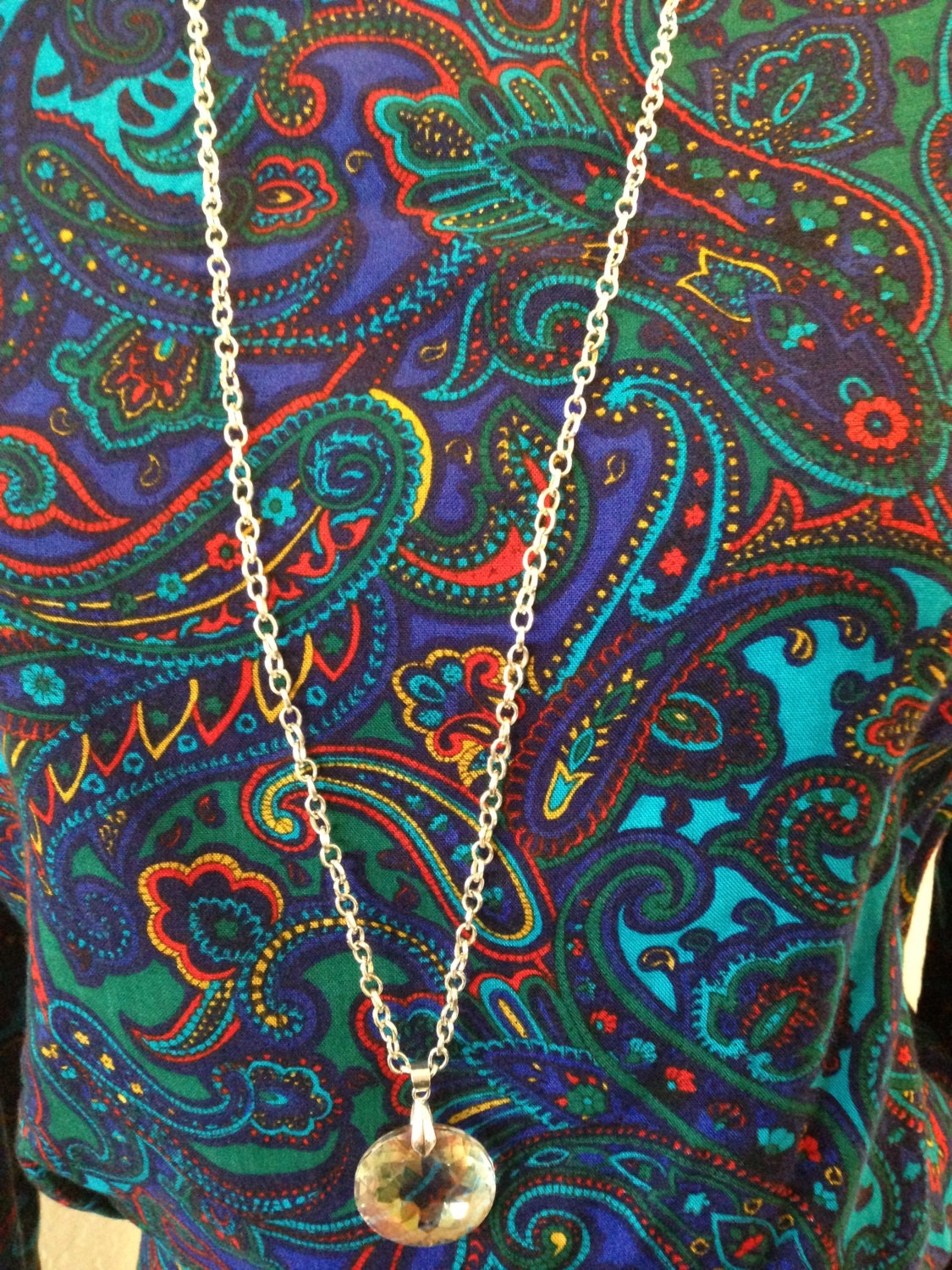 Vintage Dress, mint condition, beautiful colors, Boho, hippy, maxi, collectable, Mod, Paisley, Tribal, Jessica Howard