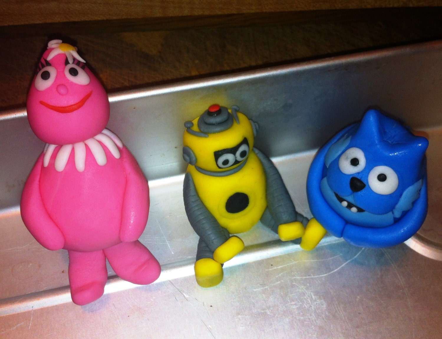 Yo Gabba Gabba Inspired Cake Toppers