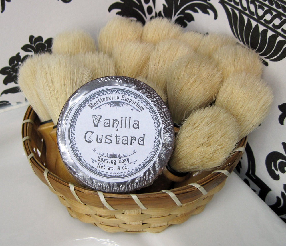 Vanilla Custard Shaving Soap  - Made in Martinsville