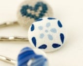 Delft Blue - Hair Pin Trio