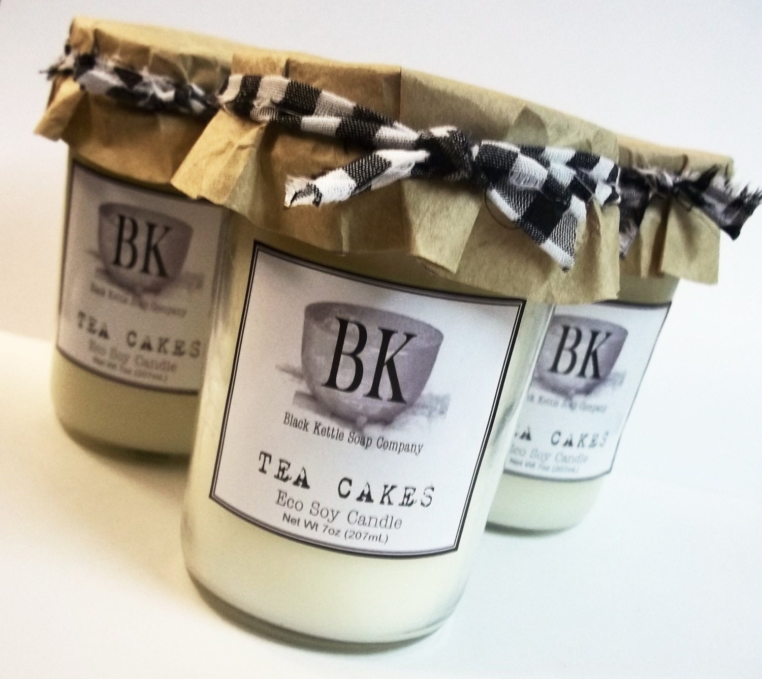 Soy Candle TEA CAKES ... Black Kettle