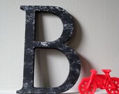 Letter B - Cast Aluminum Store Sign - Vintage