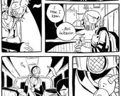 Breathers graphic novel original art - page 91