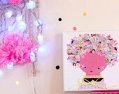 Paper Doll on Canvas n.8