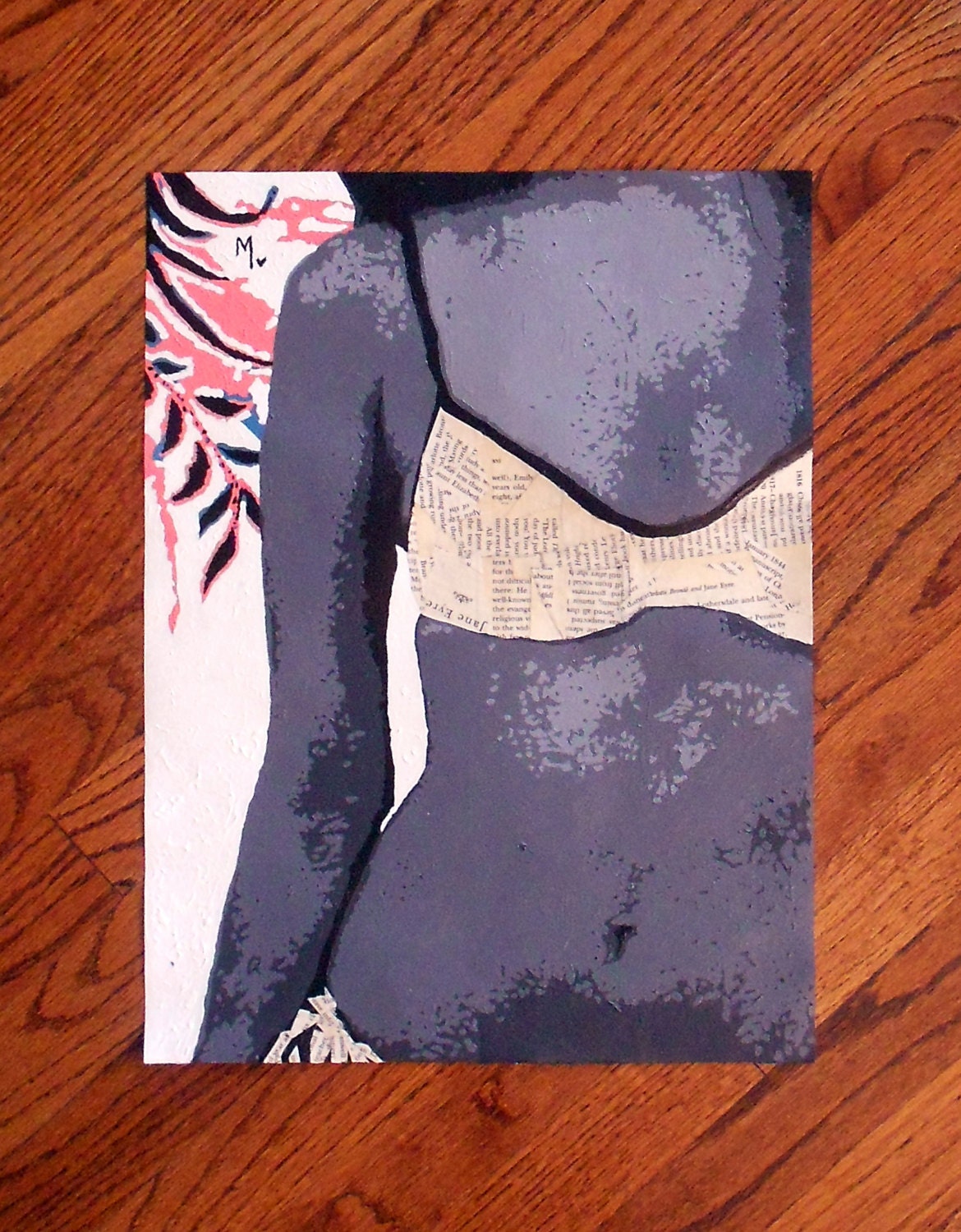Mixed Media Bikini Book Portrait