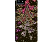 iPhone 5 Case, Pattern, Pink, black, Abstract, Art, iPhone case, by Ingrid