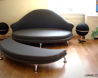 Havana Love Seat and Ottoman - Wool