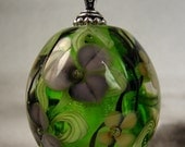 Lampwork Glass Pendant -Alalia- by Mary Lockwood Dichroic Glass Beads
