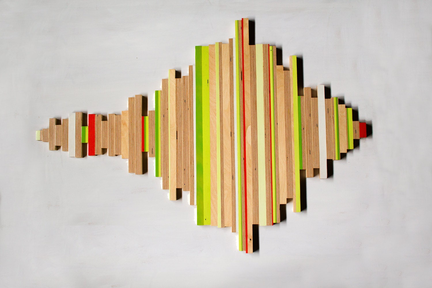Plywood Wall Sculpture 36 x 25
