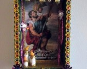 St Christopher//Nicho//Shrine//Retablo