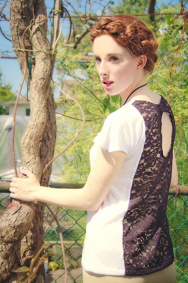 Lemon & Lace Tee (small-medium)