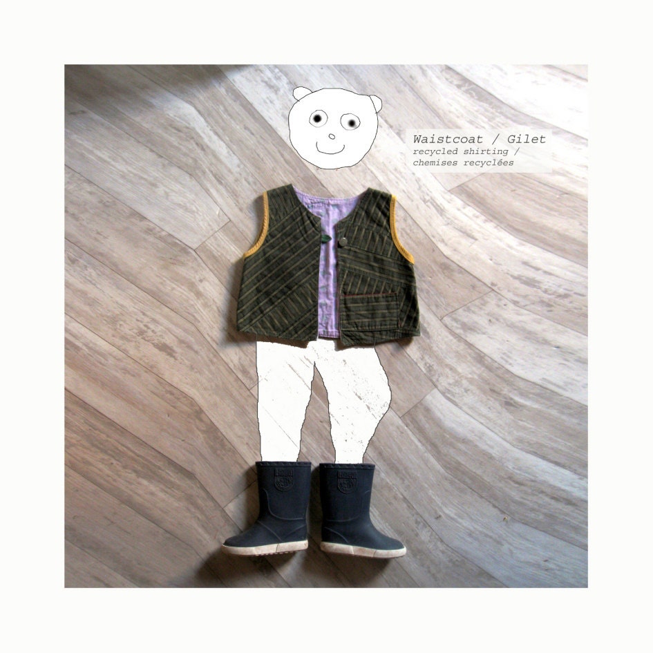 Waistcoat Vintage, size 3