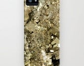 iPhone or Samsung Galaxy Cell Phone Case - Crystal Pyrite / Fools Gold Photograph - A Golden Fool