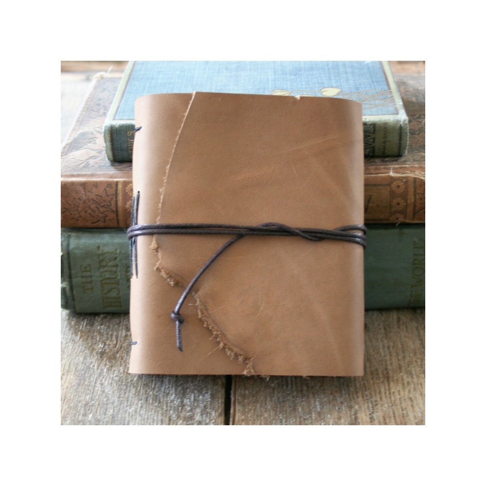 Leather Journal . "One day I will find the right words, and they will be simple." - Jack Kerouac . handbound . mink brown (320pgs)