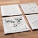 quilted coasters - snow day