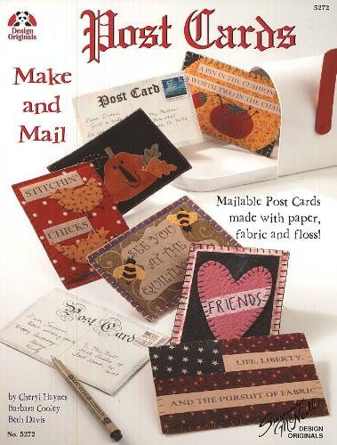 Sewing Book Sew Postcards to Mail Postcards Make and Mail
