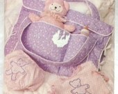 Butterick Sewing Pattern Diaper Bag, Bib, Diaper Cover  for baby - Quick Sew